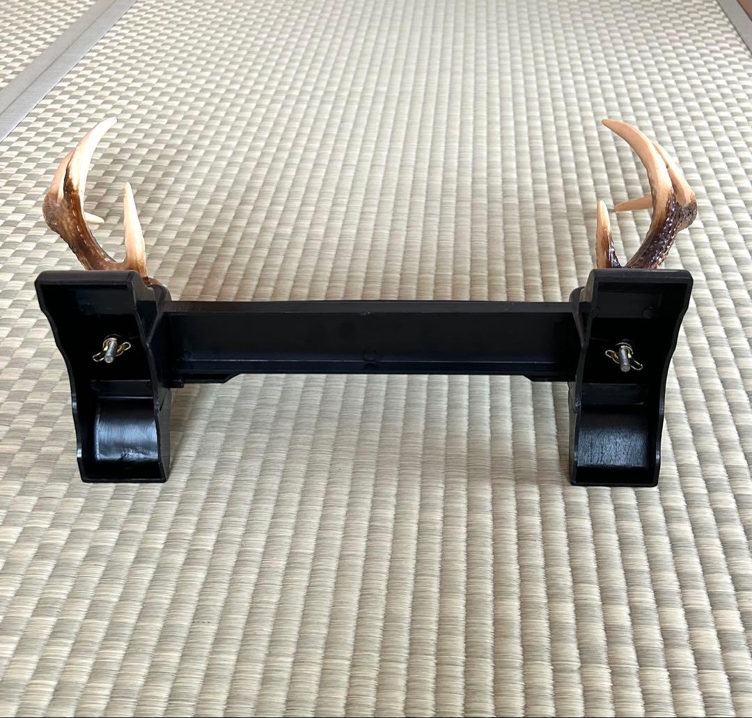 模造刀 日本刀と刀掛けセット 3点セット 居合道 ✨️鹿の角