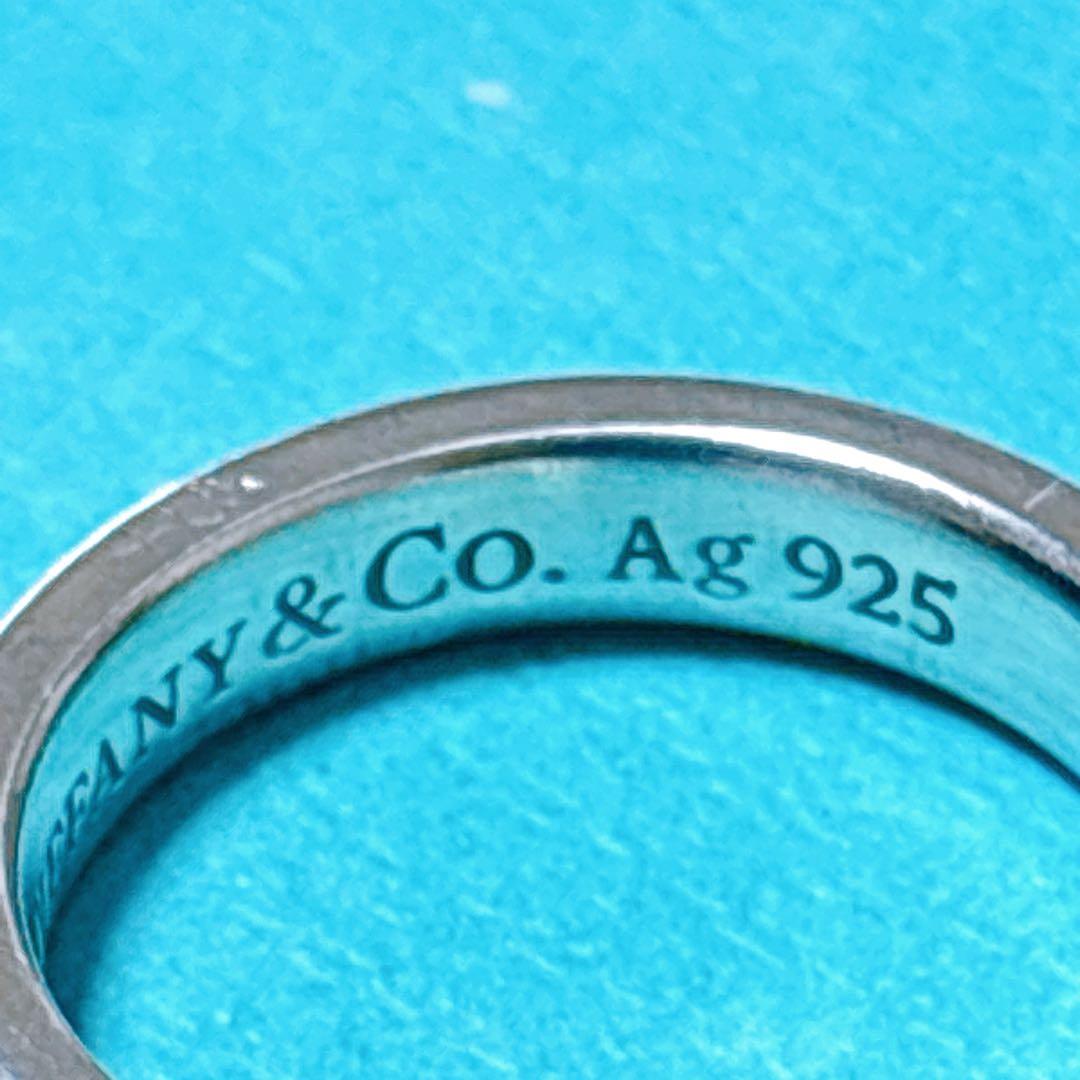 【美品】9号 Tiffany ティファニー 1837 ナローリング SV925