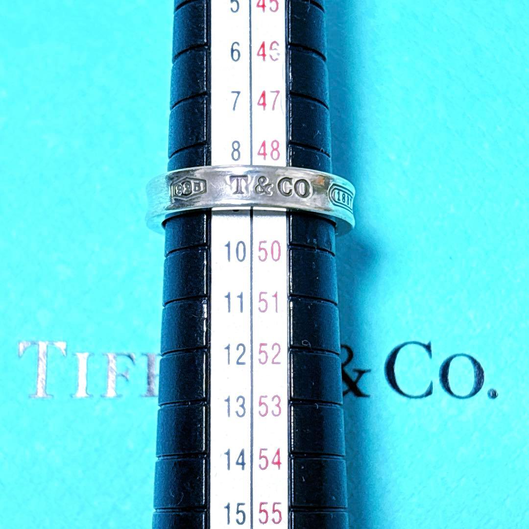 【美品】9号 Tiffany ティファニー 1837 ナローリング SV925