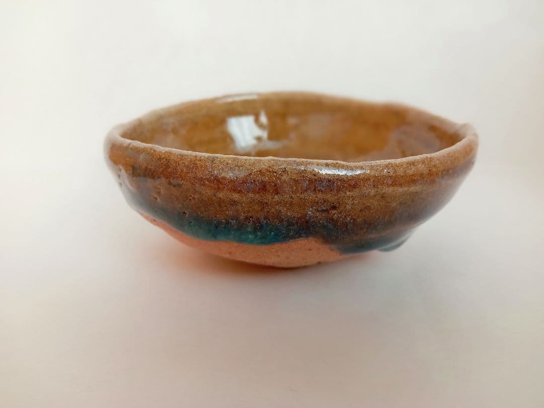 唐津焼　岡本作礼　黄唐津ぐい呑