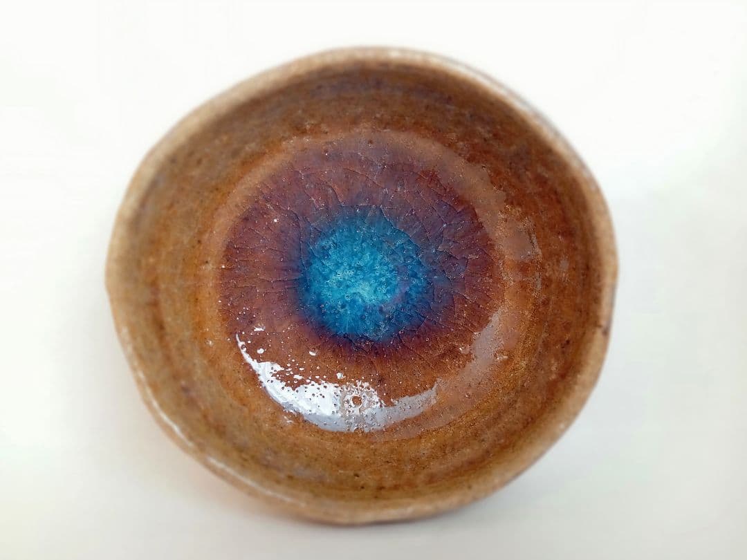 唐津焼　岡本作礼　黄唐津ぐい呑