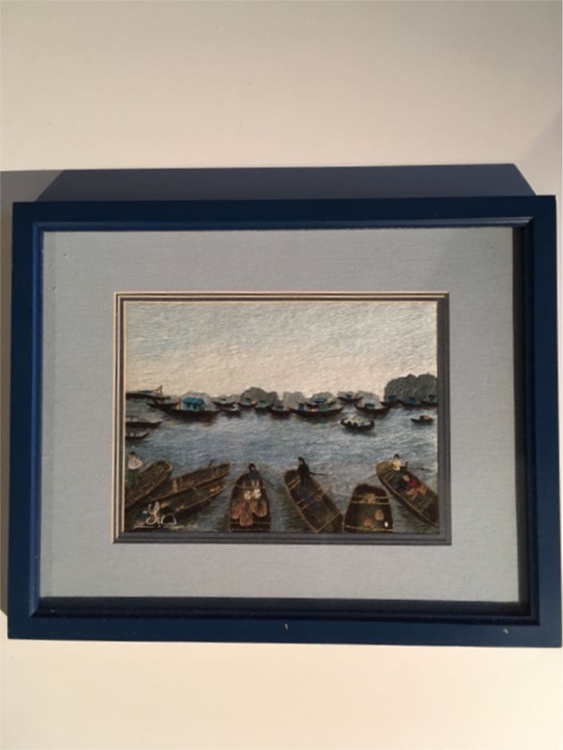 ベトナム細密刺繍絵　クオック・スー　Quoc  Su