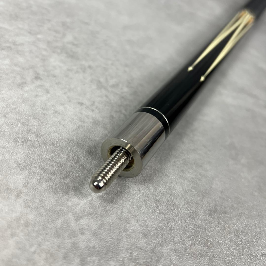 良品　J&J　ビリヤード　プレイキュー　6剣　ブラック基調　バット　シャフト