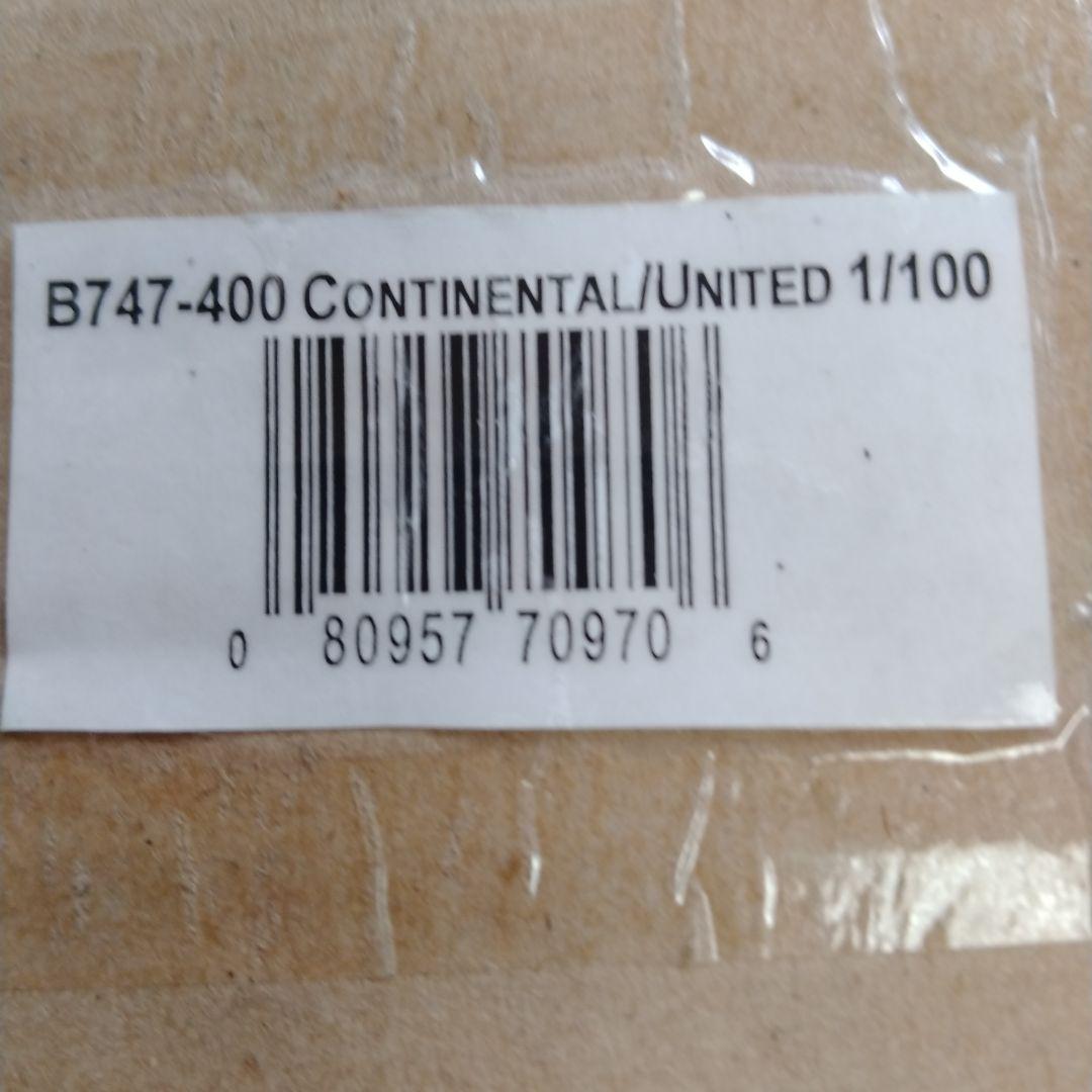 ボーイング 747-400 UNITED Air 1/100 USA製