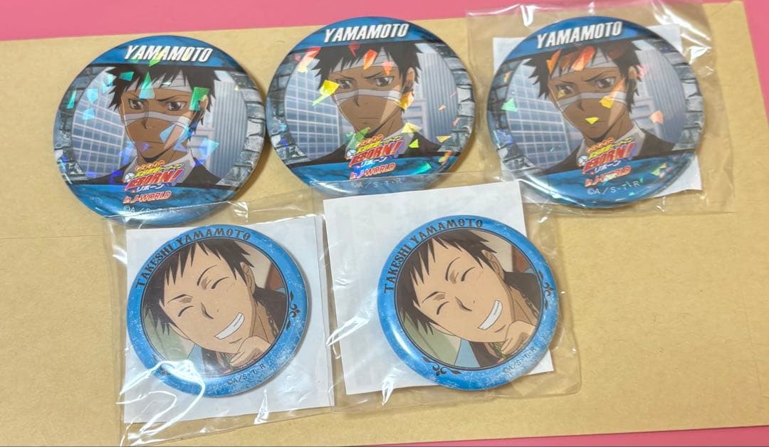 山本武　家庭今日ヒットマンREBORN　リボーン　缶バッジ