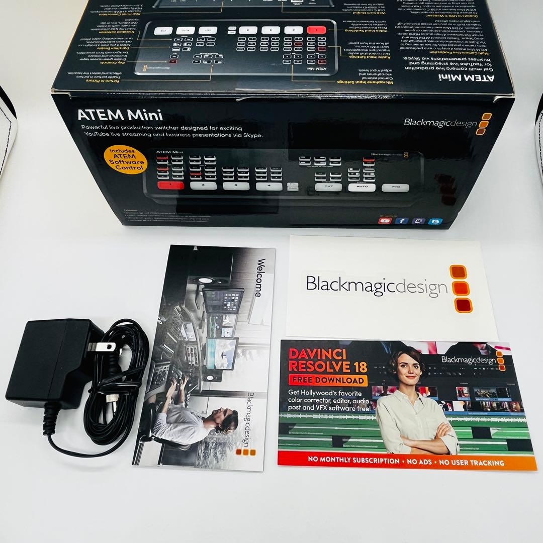 ブラックマジックデザイン　ライブプロダクションスイッチャー ATEM Mini