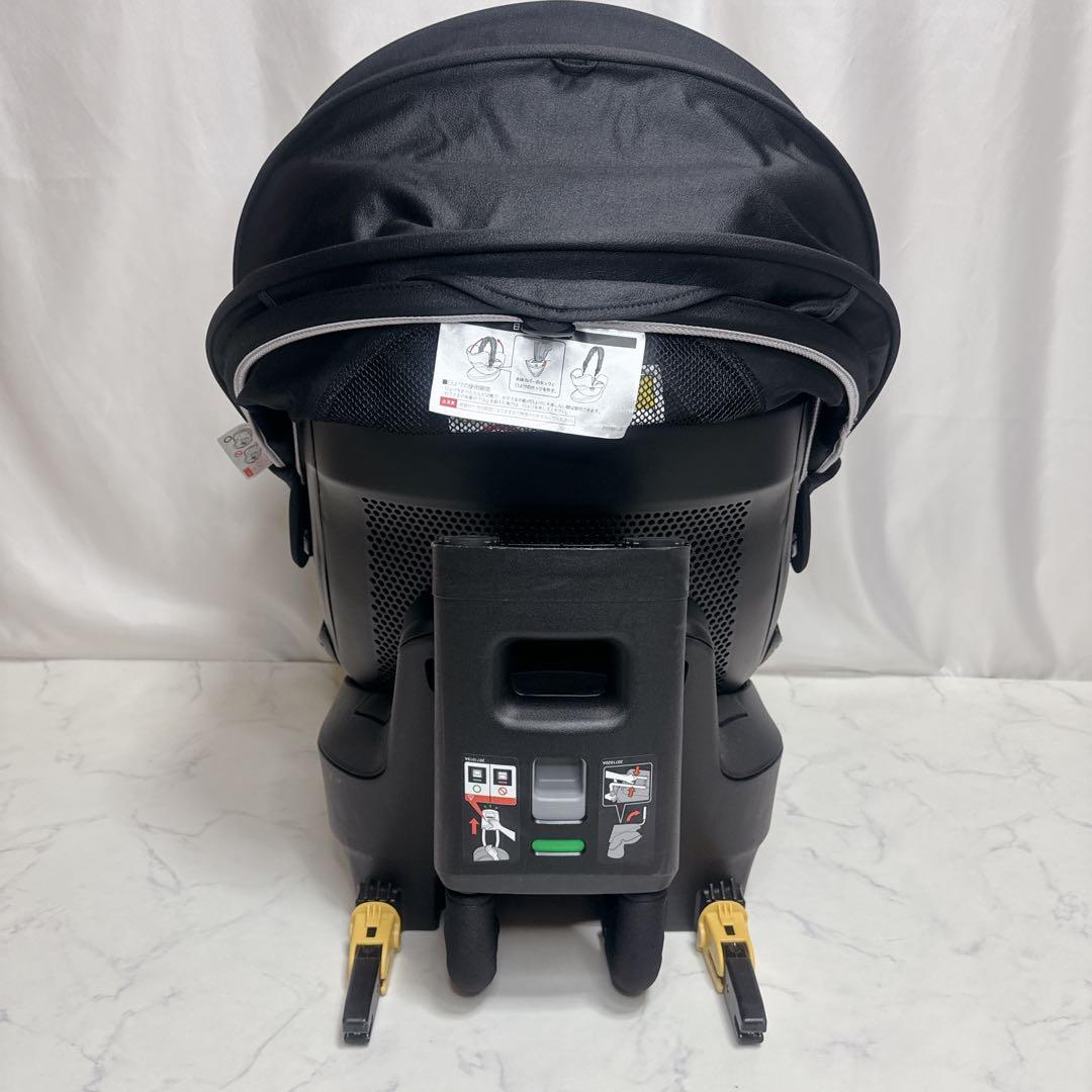 エールべべ クルット 4i グランス ISOFIX チャイルドシート 回転式 黒