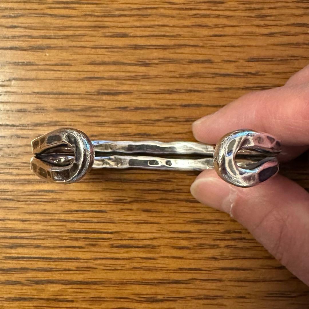 最終値下げ❗️【市松 イチマツ】シルバーバングル 初期モデル 廃番 二重デザイン