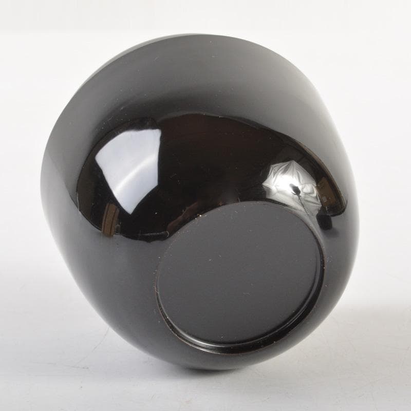 茶道具　黒漆　棗　桐箱付　V　6271