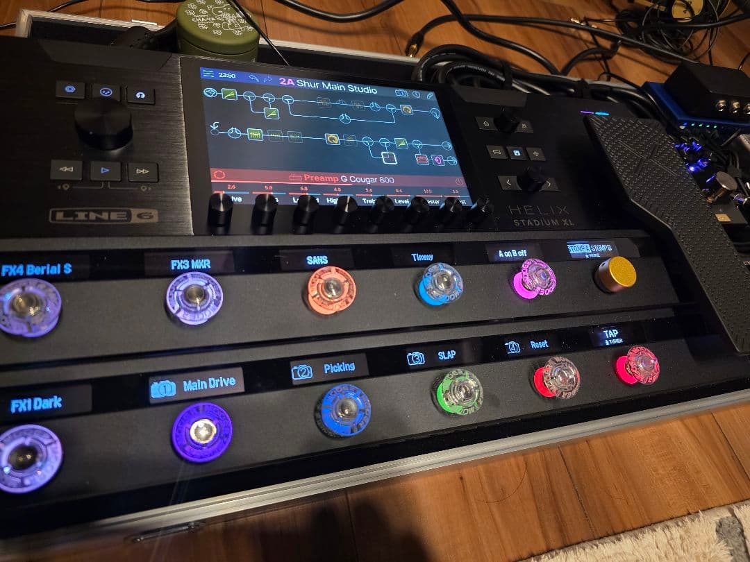 HELIX STADIUM XL エフェクターボード希望により付属