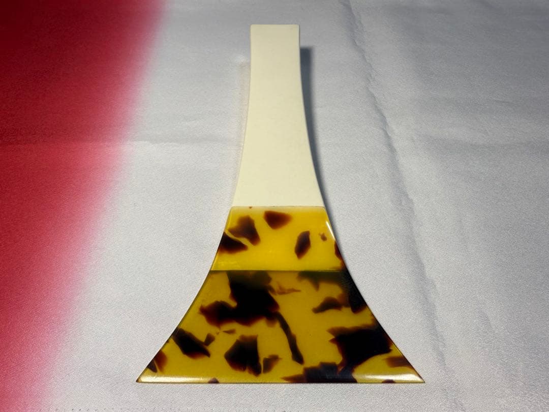 【美品】津軽三味線 撥 極上 鼈甲調 弾きやすい バチ 三味線 べっ甲