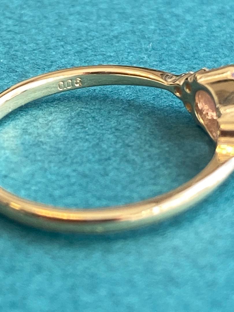 美品⭐︎BIZOUX ビズー K18YG シャンパンガーネット フラヴィリング