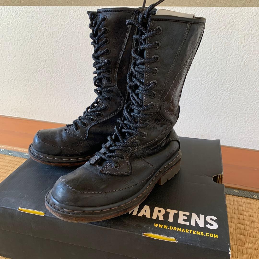 DR. MARTENS ミリタリーブーツ 黒 レザー