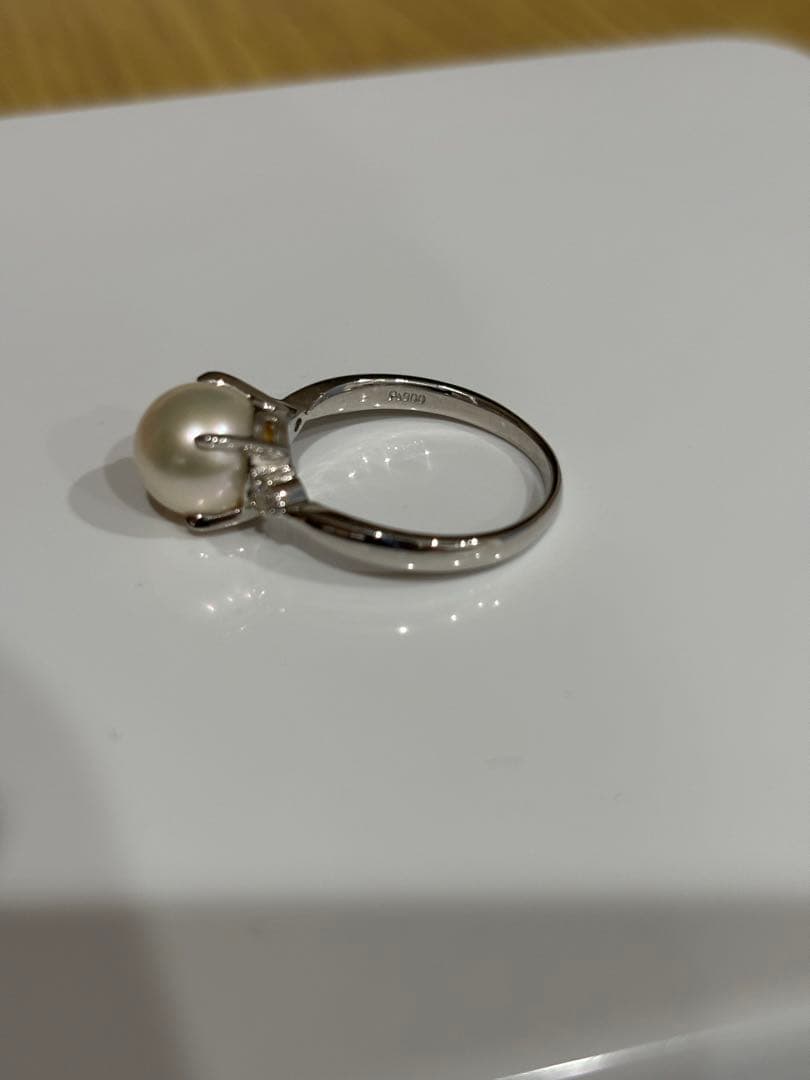 真珠指輪　pt900 MITSUKOSHI