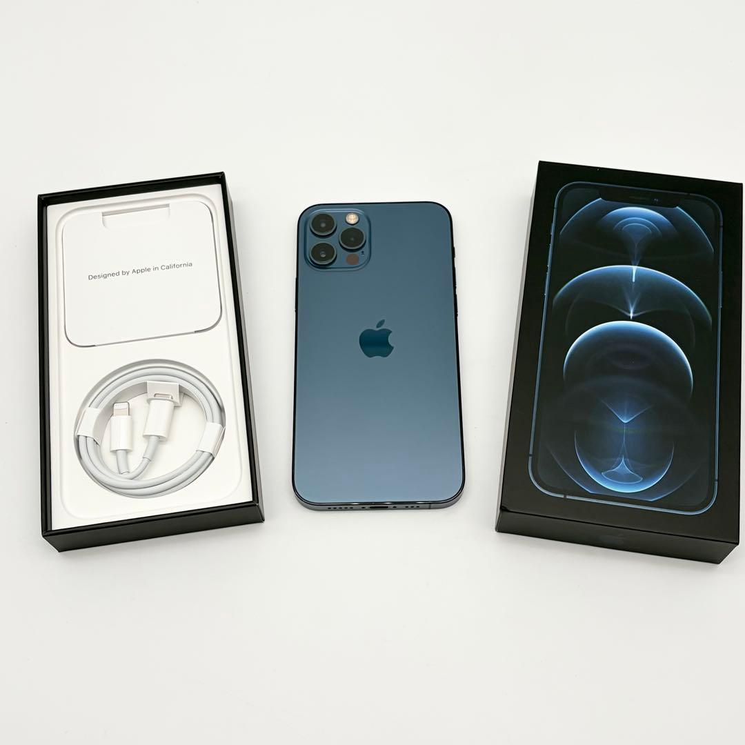 iPhone12 pro 128gb SIMフリー 本体 パシフィックブルー