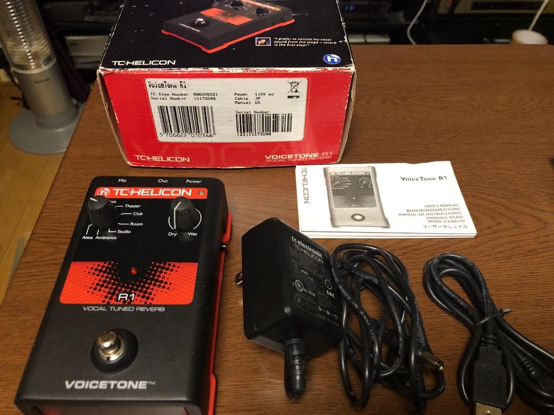 TC-Helicon Voicetone R1ボーカルリバーブ