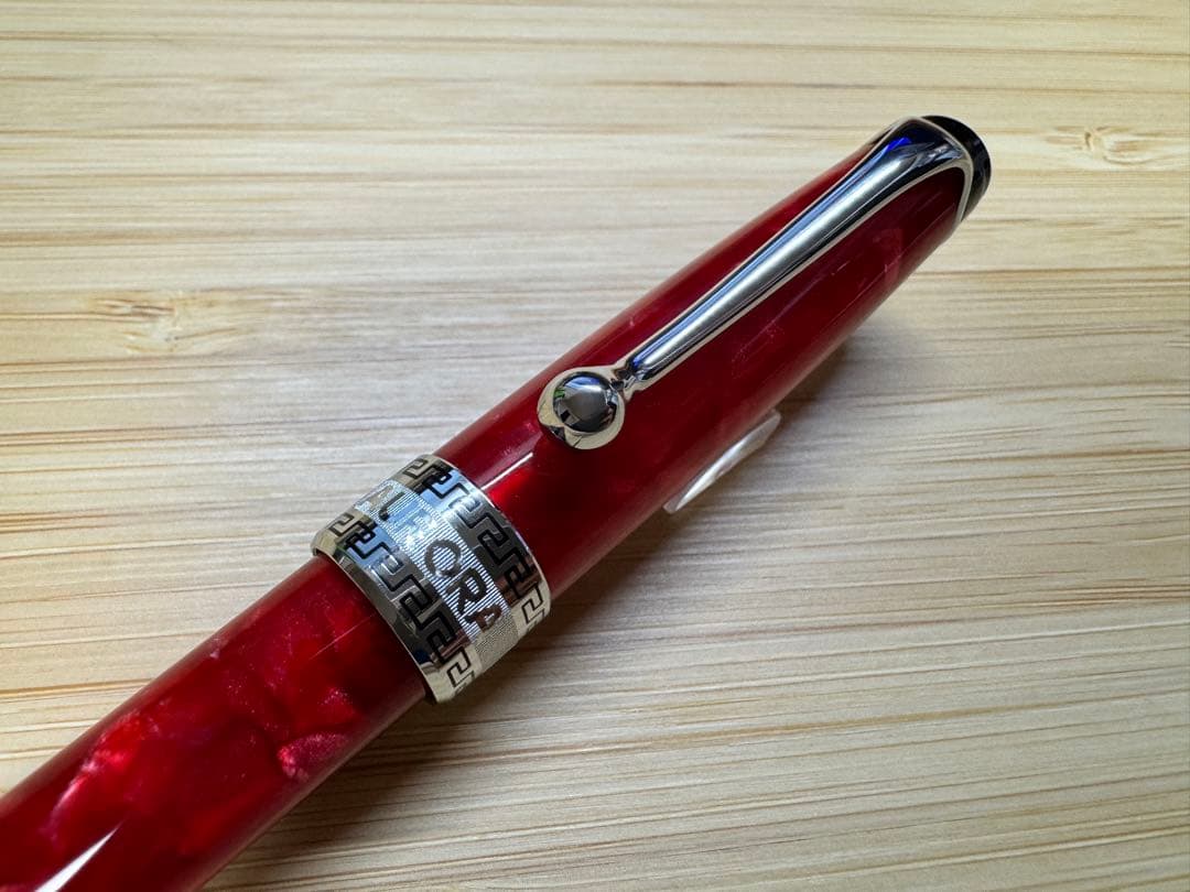 【美品】 アウロラ AURORA オプティマ ボールペン ロッソ 赤軸