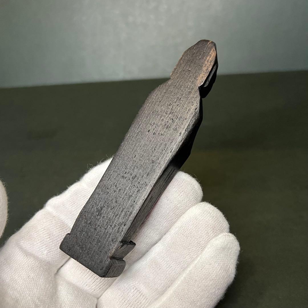 ◎江戸期 木彫木造 御守地蔵尊【六道一尊・念持仏】◎円空仏◎仏教美術古美術骨董◎