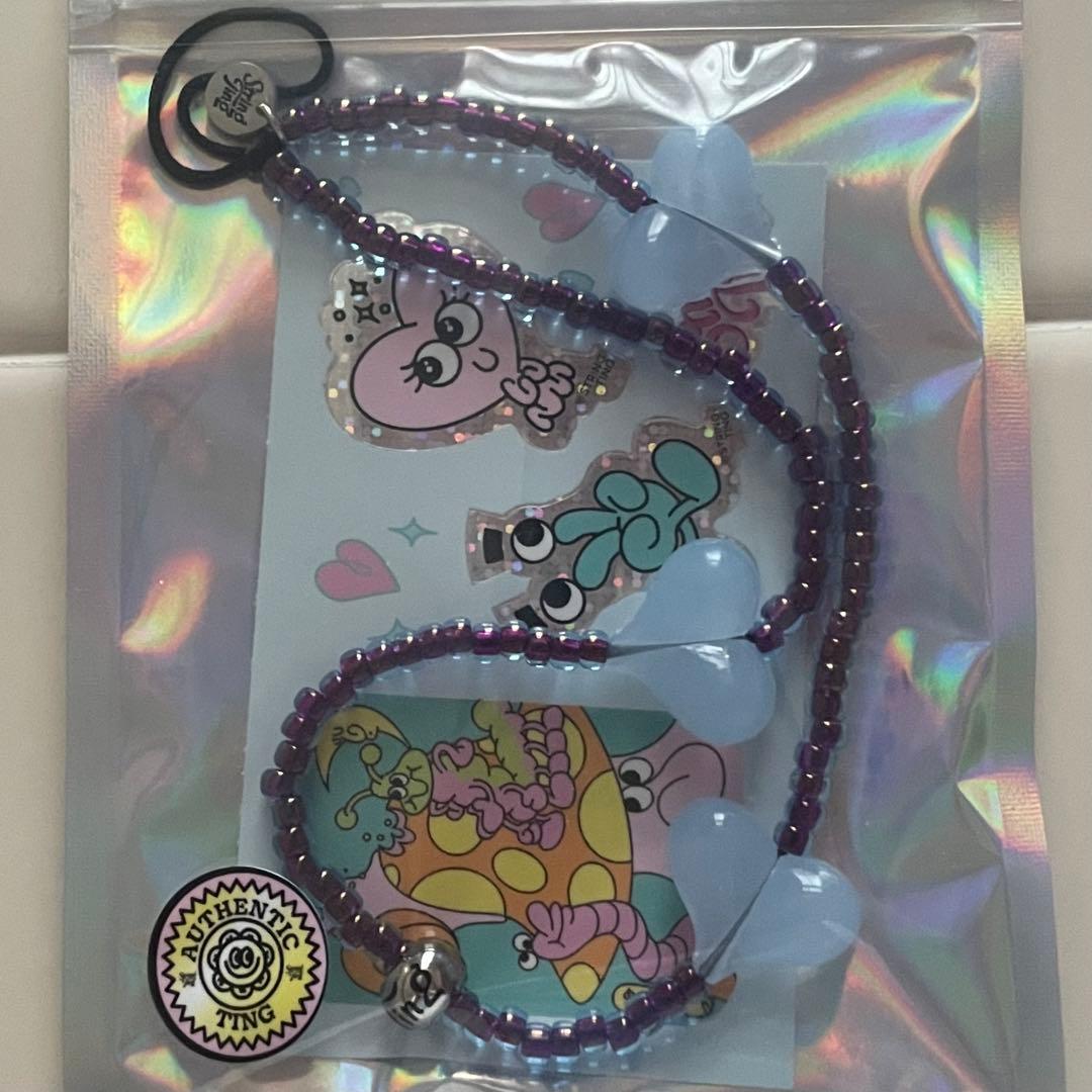 ストリングティング ハート パープル BLACKPINK リサ