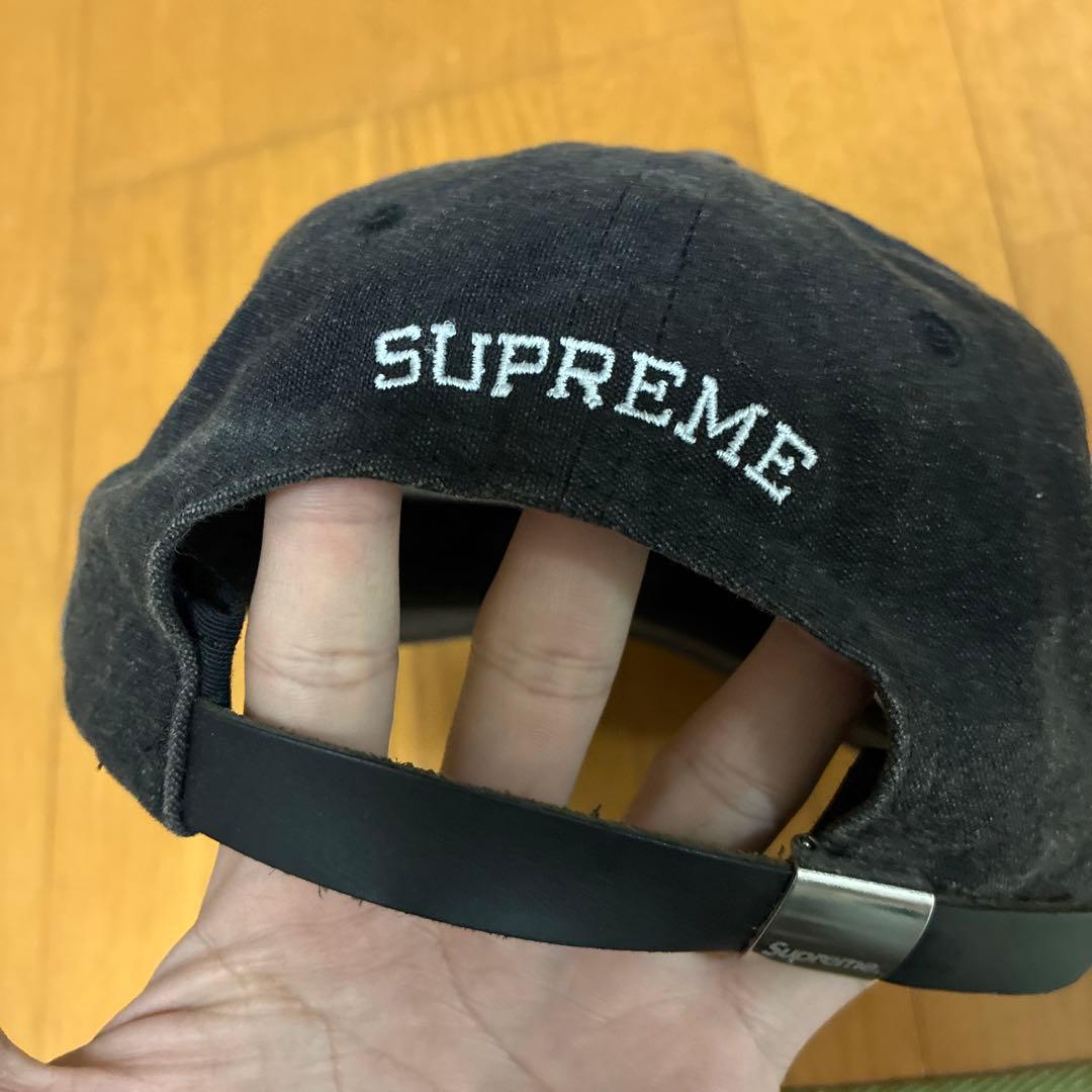 SUPREME ダークグレー キャップ