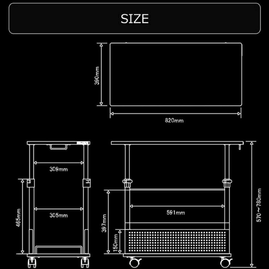未開封 バウヒュッテ BHD-820H-BK 昇降式 L字デスク ゲーミングPC