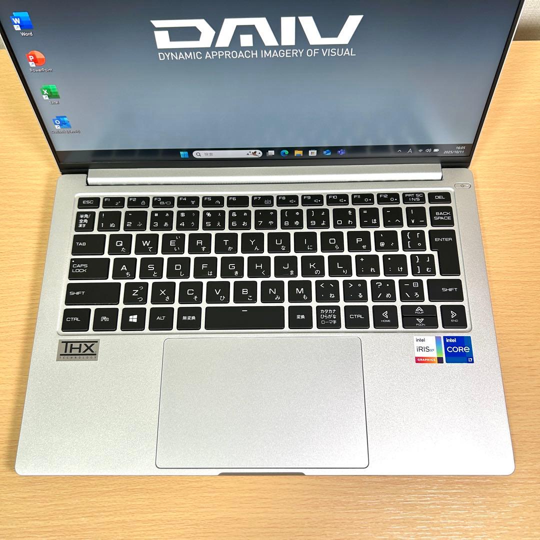 美品 DAIV 4P i7 512GB 32GB バッテリー超良好 Office