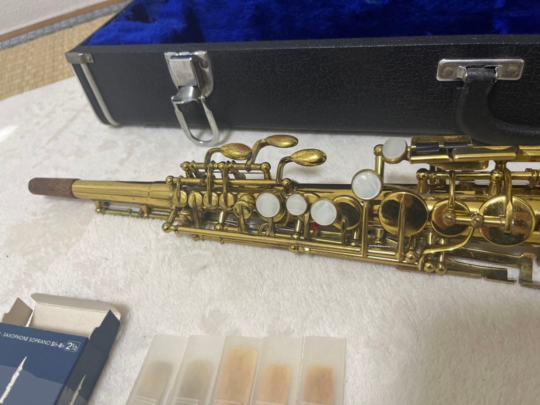 【値引依頼可】ソプラノサックス 本体 マウスピース リード スワブ