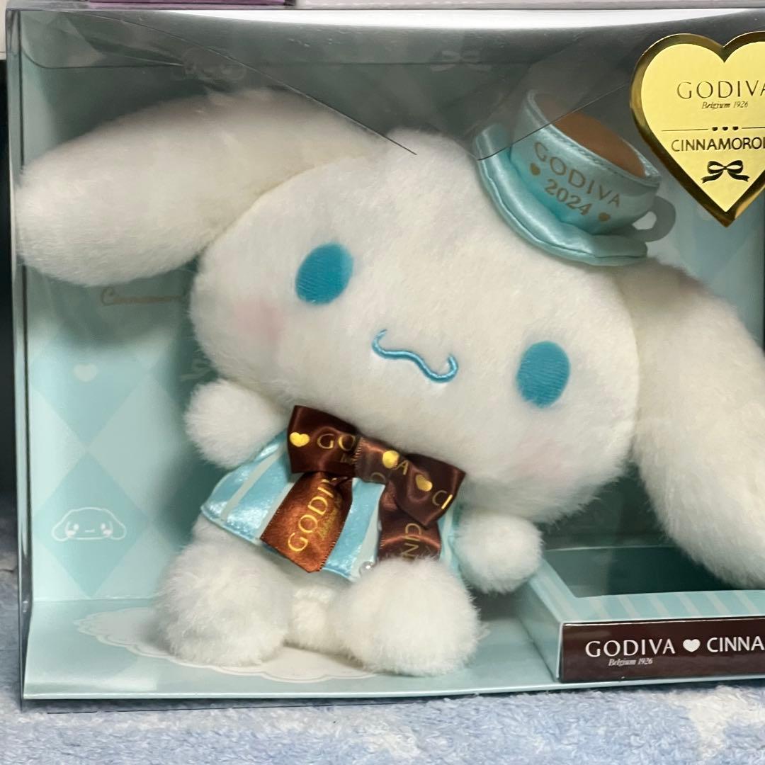 シナモロール GODIVA ゴディバ ぬいぐるみ ドール 2024