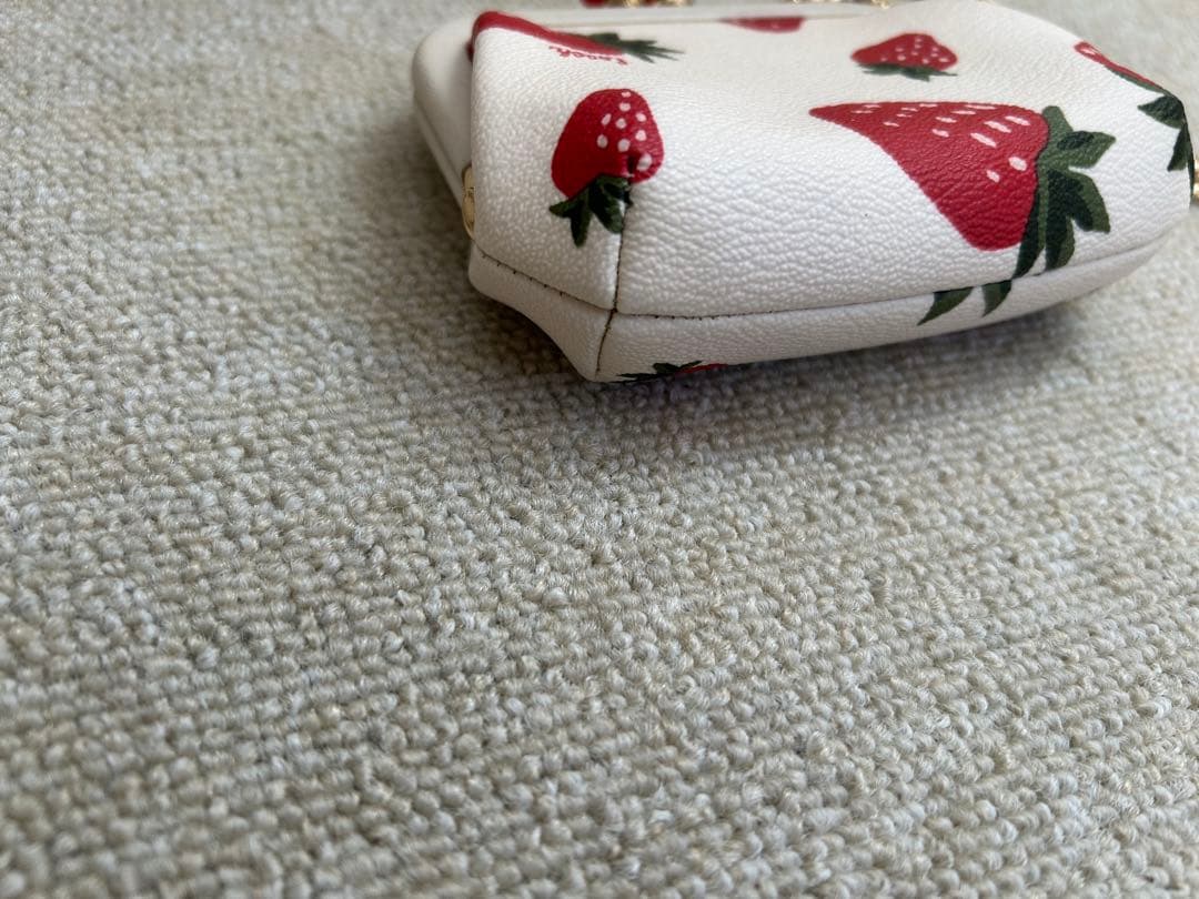 COACHコーチ 財布 がま口 ノラキスロックケース いちご