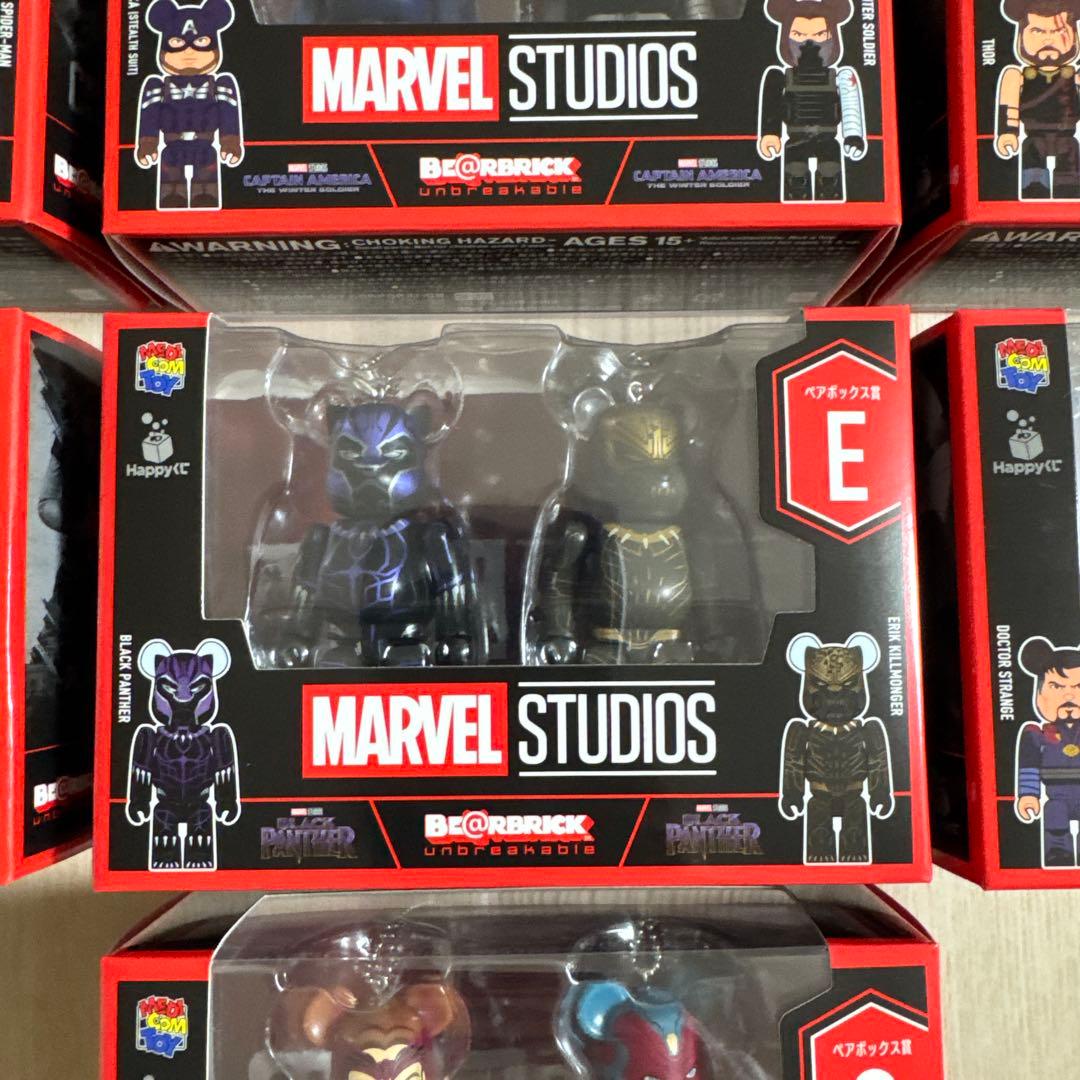 れ*お様 値下中MARVEL STUDIOS BE@RBRICK ハッピーくじA