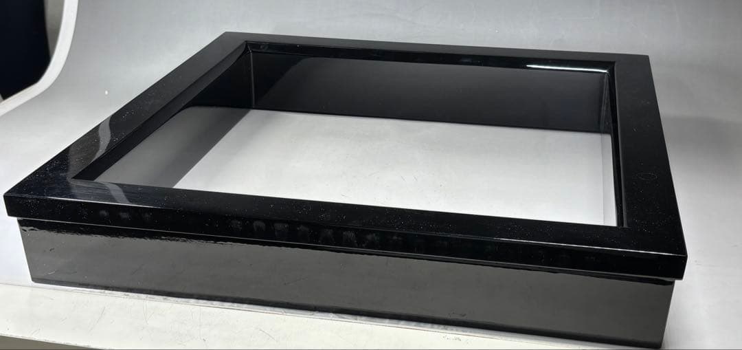 塗師『細川司光』造 真塗 炉縁 共箱 栞付き 漆器 漆芸 茶道具 本物保証