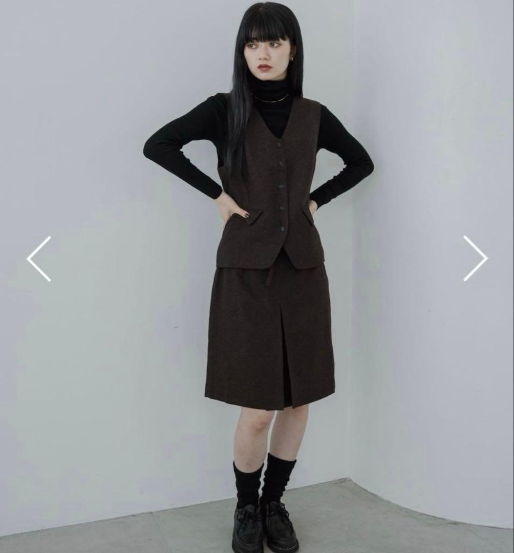 philme 茶色スカート　大園桃子