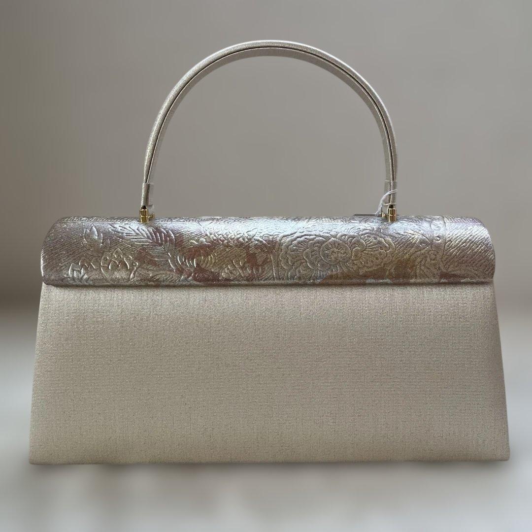 伊と忠 未使用タグ付き金彩クラフト 和装バッグ フォーマルバッグ 高品質