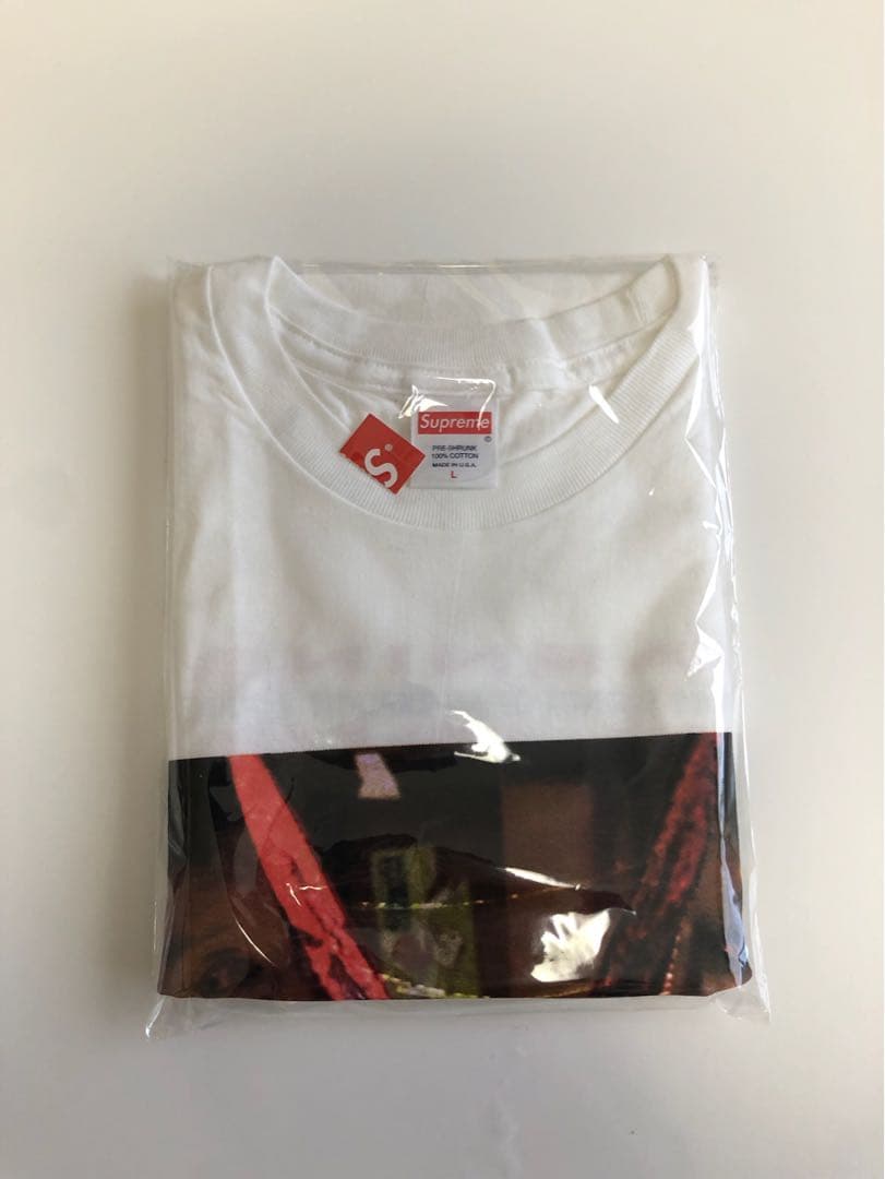 【白L】Split Tee  SUPREME
