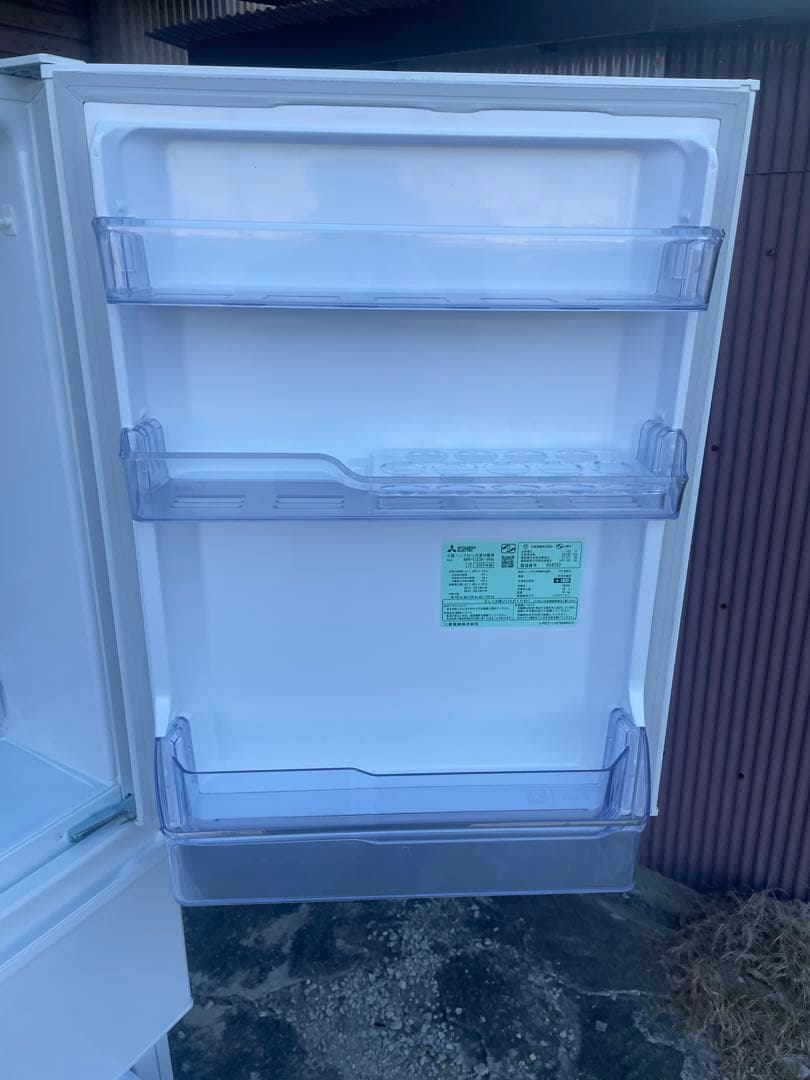 【2025年製】三菱 冷蔵庫 3ドア MR-C33K-W 330L