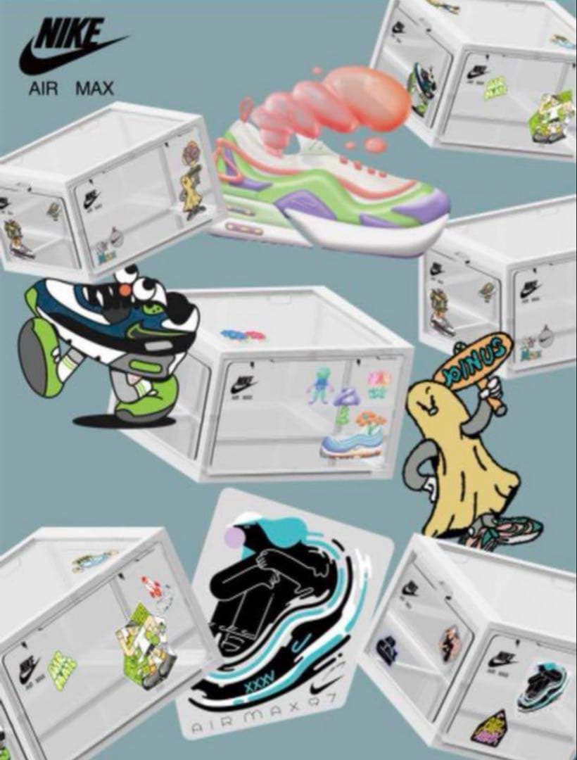 【非売品】 NIKE AIR MAX シューズボックス ステッカー付