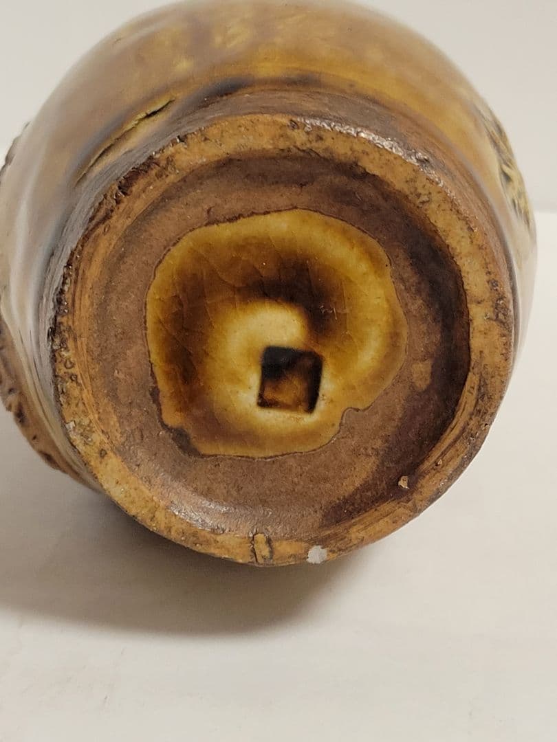 萬古焼　徳利　人見洞永　酒器　大黒様　縁起物　骨董品　アンティーク