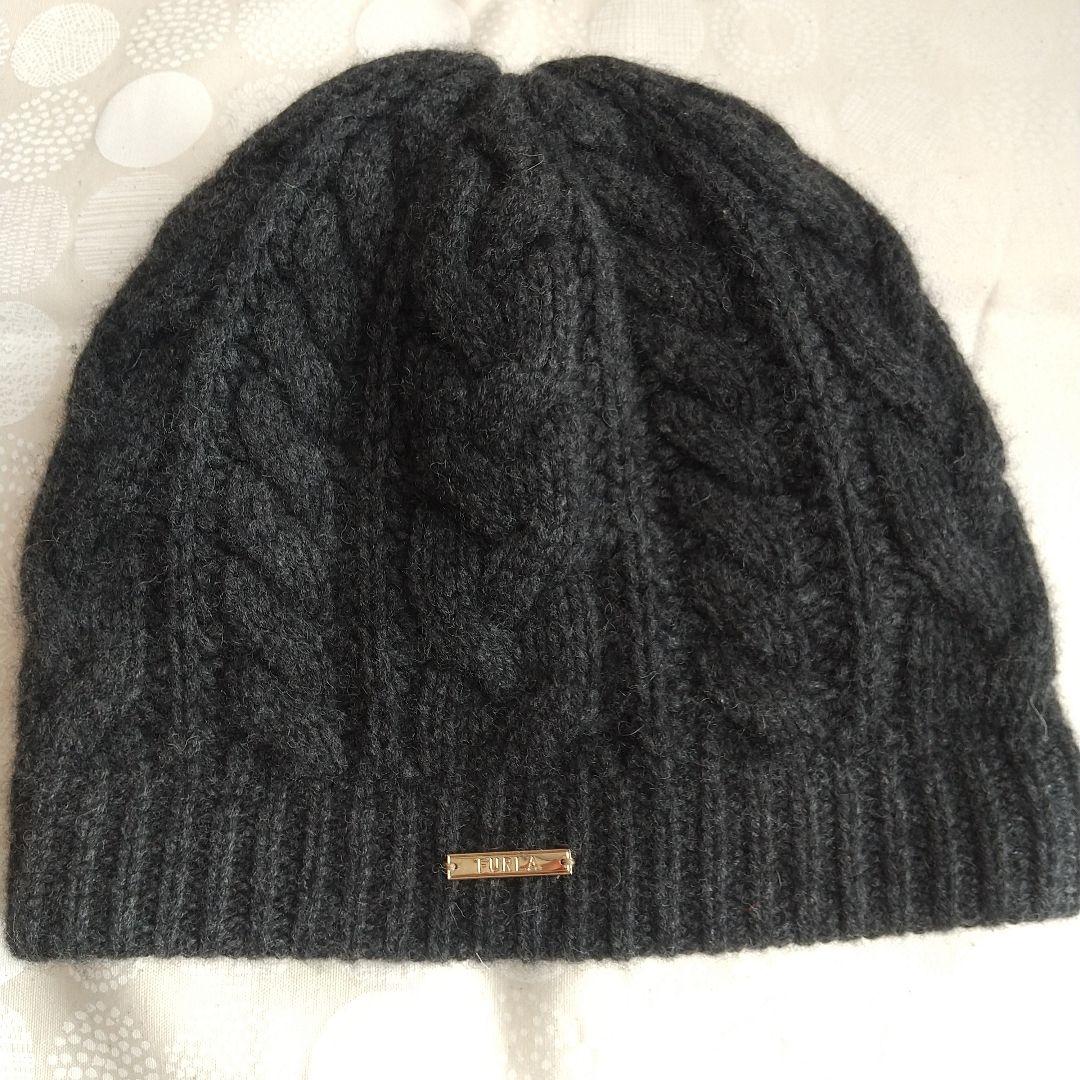 フルラ ニット帽 ニット帽子 洗えるカシミヤ