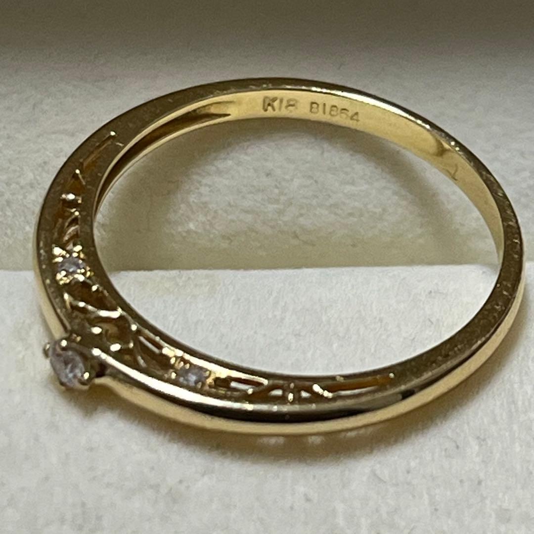 K18ジュエリーツツミ ダイヤモンドリング