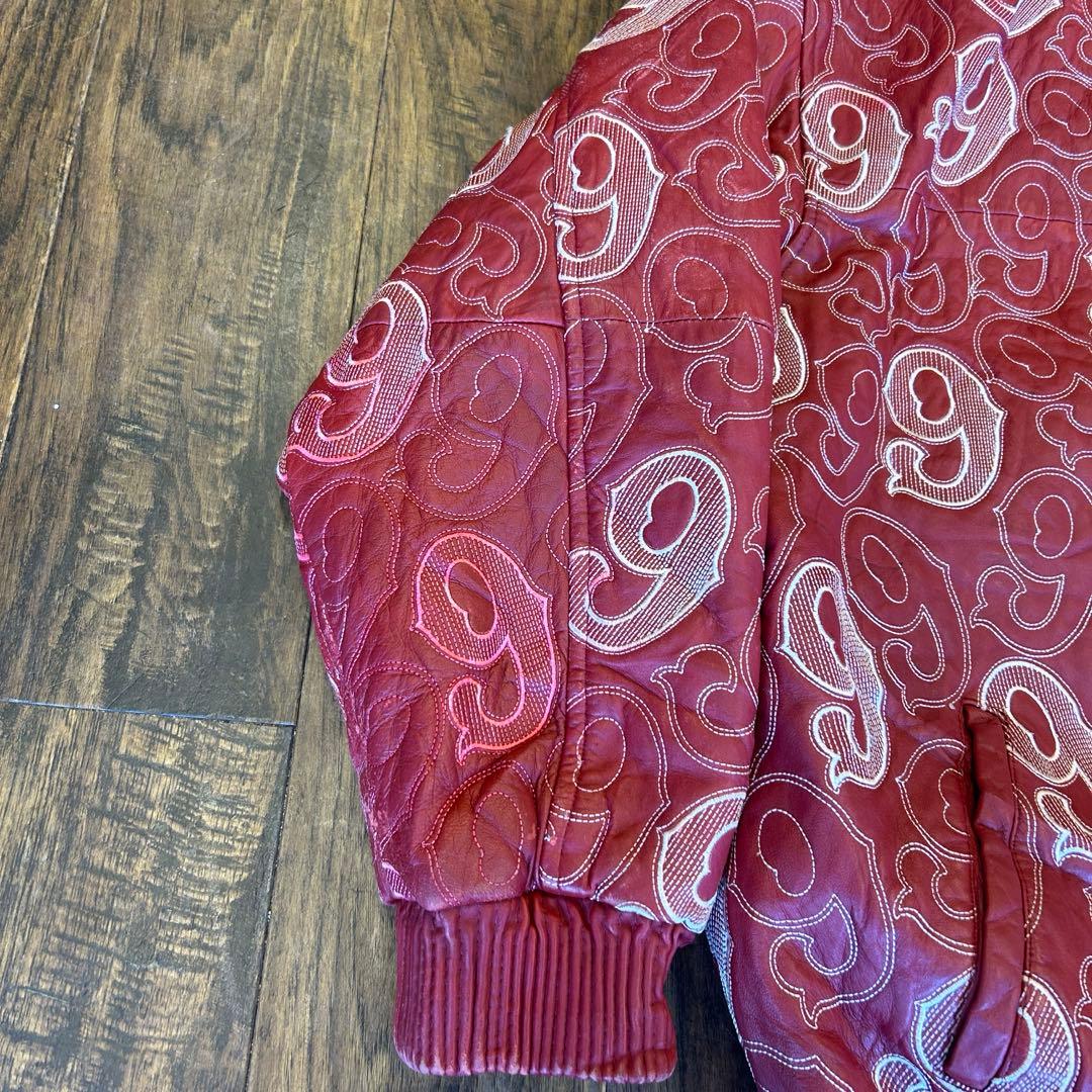 gino green global 00sレザージャケット