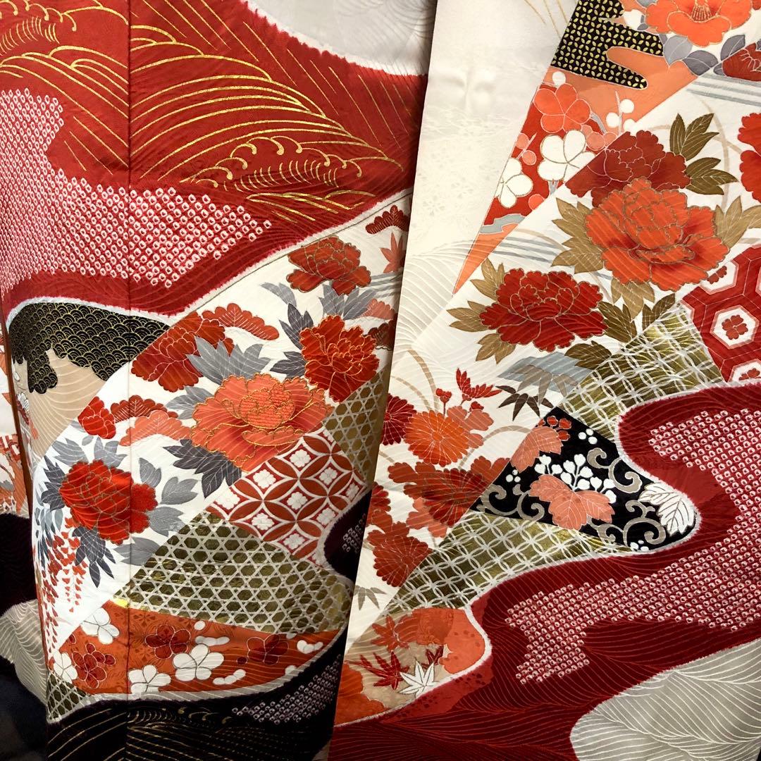 振袖フルセット■絞り■千總■最高峰京友禅■名門川島織物■振袖一式