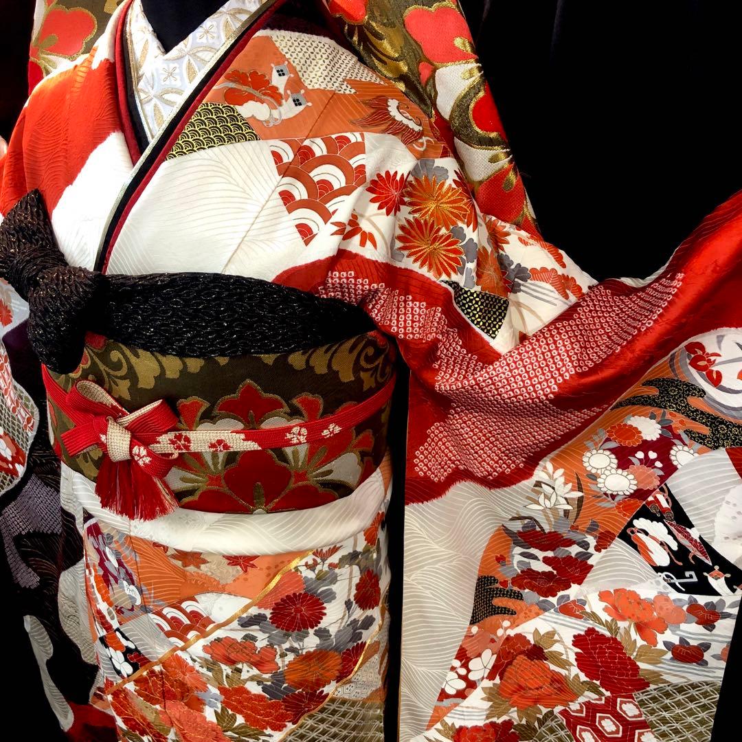 振袖フルセット■絞り■千總■最高峰京友禅■名門川島織物■振袖一式