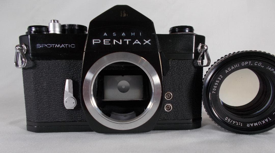 フィルムカメラ 整備済　Pentax SP　+ レンズ f/1.4　F227