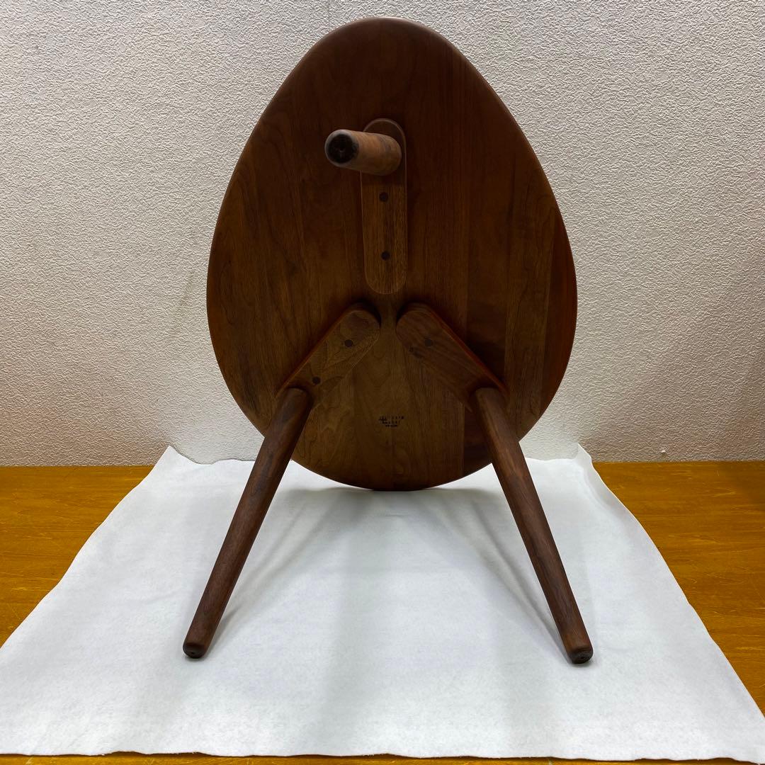 karf カーフ Egg shape サイドテーブル ウォールナット 極美品