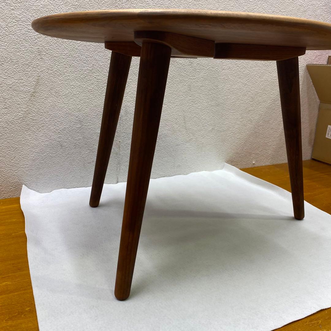karf カーフ Egg shape サイドテーブル ウォールナット 極美品