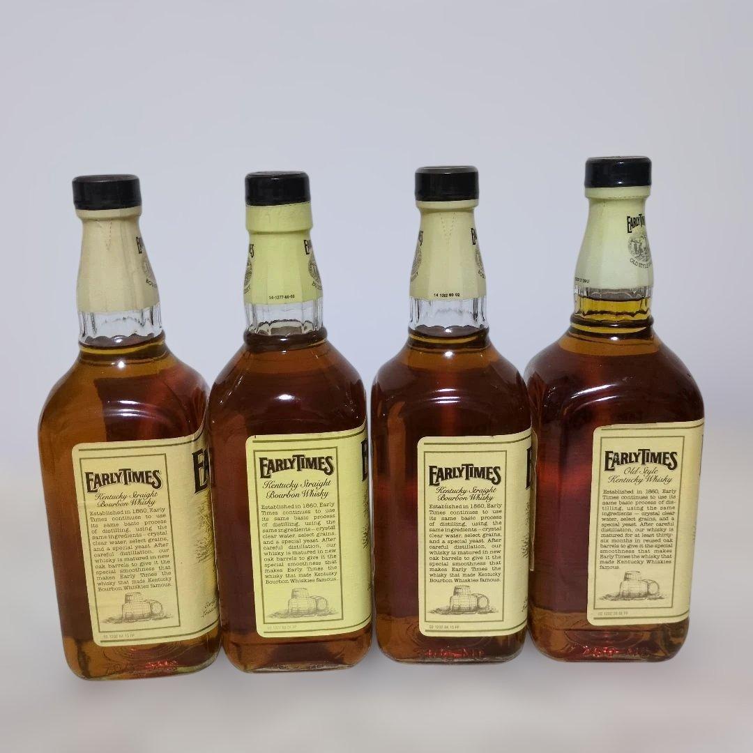EARLY TIMES アーリータイムズ イエローラベル 4本セット　 終売品
