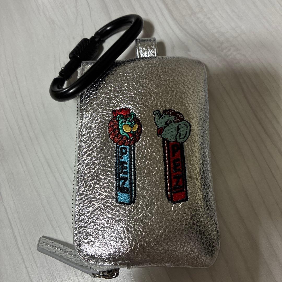 ear PAPILLONNER カラビナ付きパス&キーケース