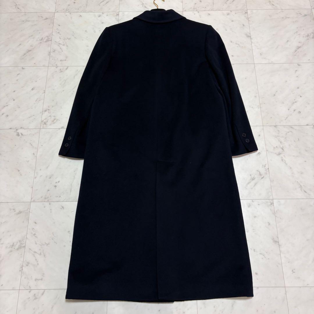 最高級 バーバリー プローサム チェスターコート 超ロング丈 濃紺 大きい 42