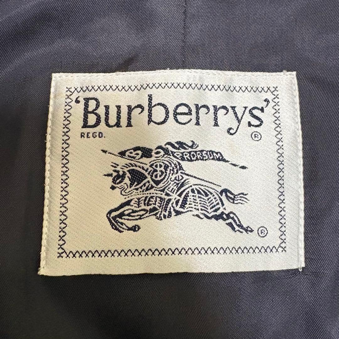 最高級 バーバリー プローサム チェスターコート 超ロング丈 濃紺 大きい 42