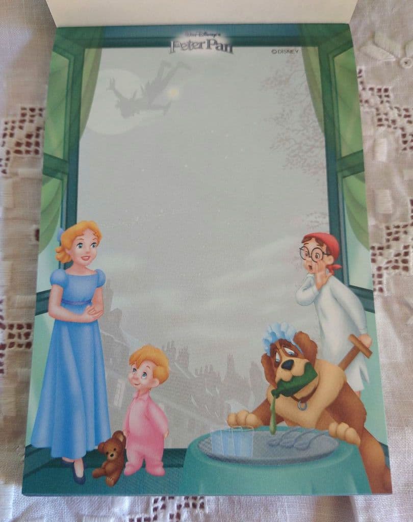 ディズニーキャラクターメモ帳便箋文具まとめ売りミッキーミニーぷーさんピーターパン